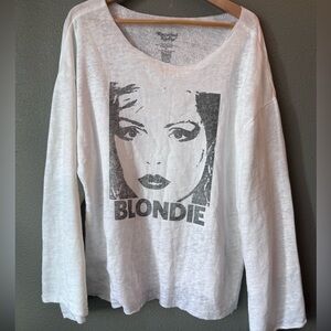 Cozy Recycled Karma Blondie bell sleeve sweatshirt